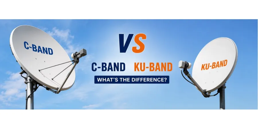 C-Band vs Ku-Band Dish Antenna: What's the Difference?